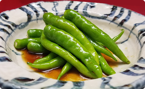 Sweet and Spicy Boiled Fushimi Red Pepper